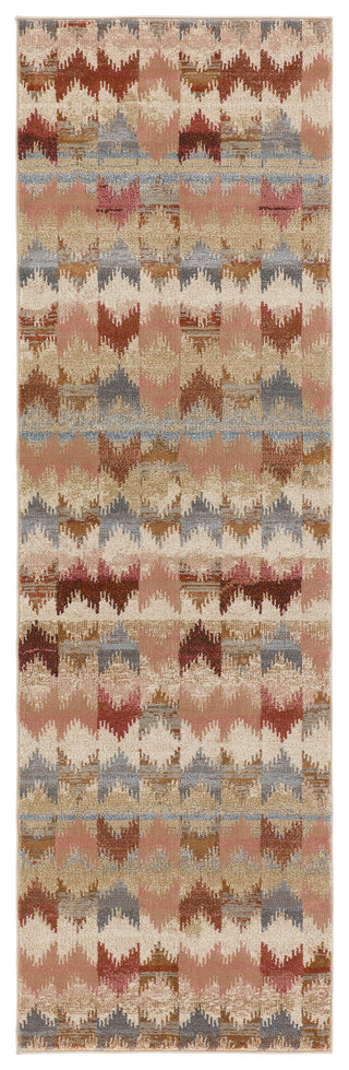 Jaipur Living Sanaa By Nikki Chu Zevi SBC05 Pink/Beige Area Rug Runner Image
