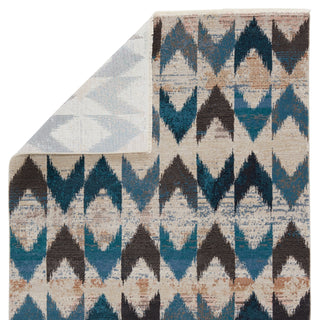 Jaipur Living Sanaa By Nikki Chu Zevi SBC06 Blue/Beige Area Rug Backing Image
