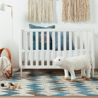 Jaipur Living Sanaa By Nikki Chu Zevi SBC06 Blue/Beige Area Rug Collection Image