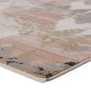 Jaipur Living Sanaa By Nikki Chu Zevi SBC07 Beige/Light Pink Area Rug Corner Image