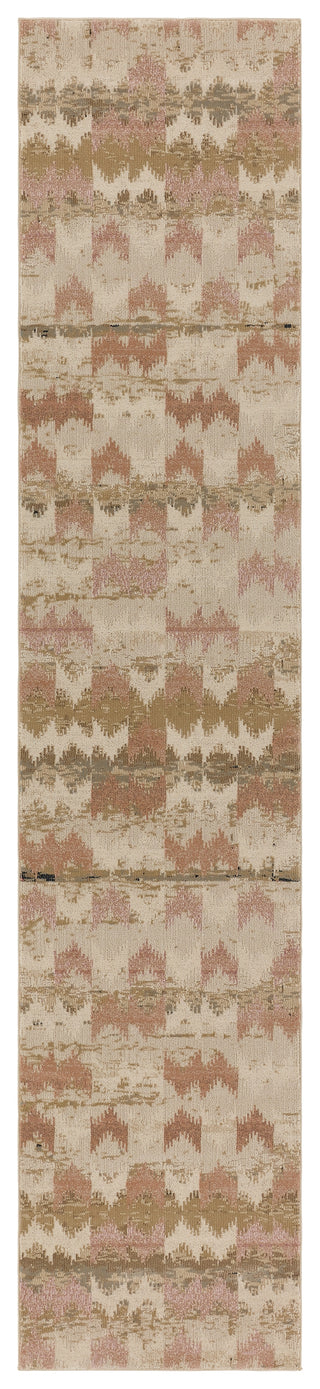 Jaipur Living Sanaa By Nikki Chu Zevi SBC07 Beige/Light Pink Area Rug Runner Image