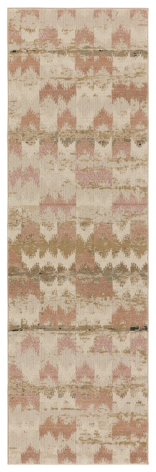 Jaipur Living Sanaa By Nikki Chu Zevi SBC07 Beige/Light Pink Area Rug Runner Image
