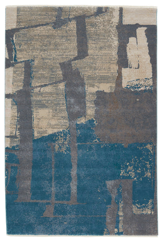 Jaipur Living Sanaa By Nikki Chu Lehana SBC12 Blue/Gray Area Rug main image