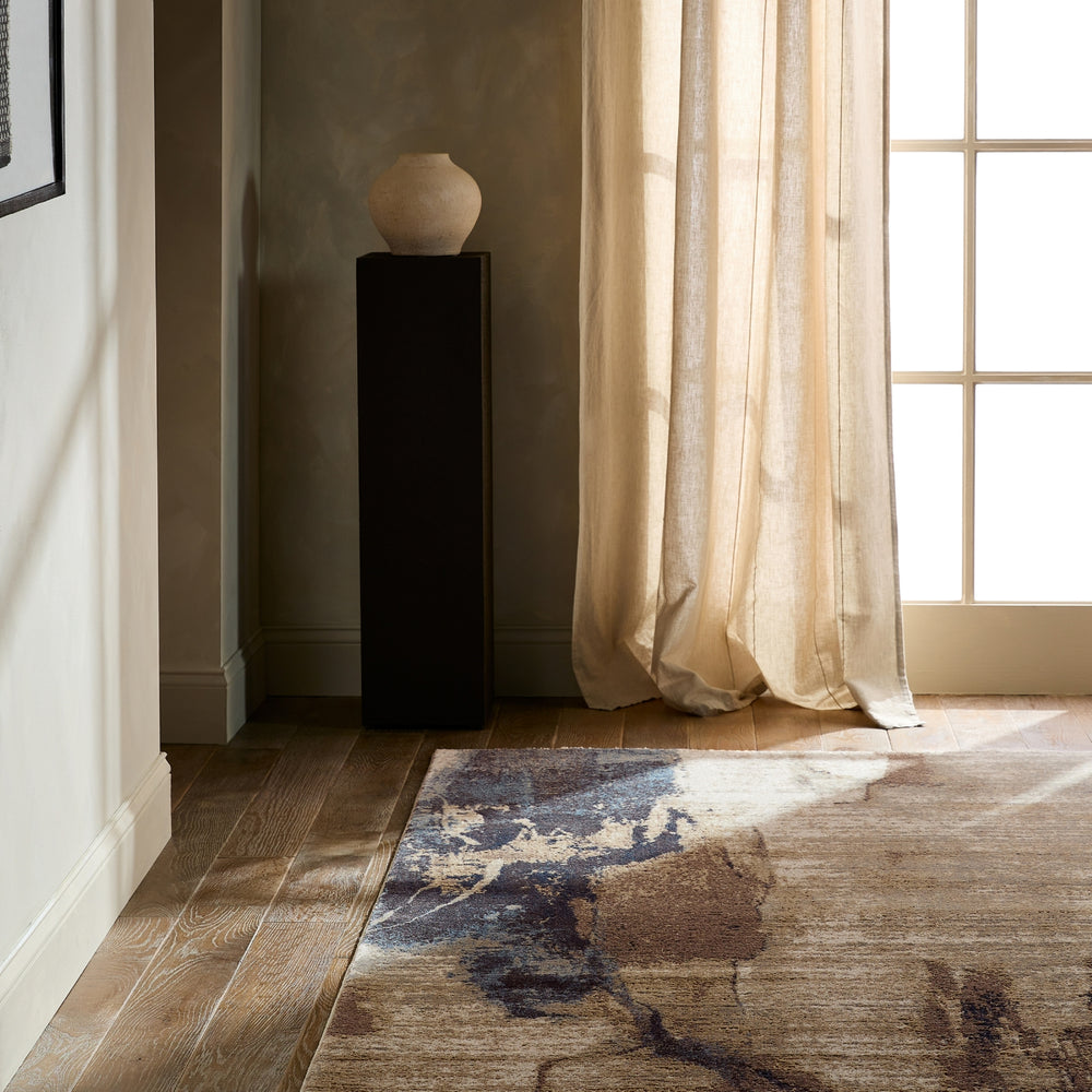 Jaipur Living Sanaa By Goewin SBC13 Tan/ Area Rug Nikki Chu Lifestyle Image Feature