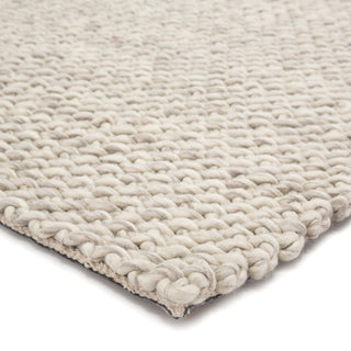 Jaipur Living Scandinavia Dula Alta SCD05 Gray/White Area Rug Corner Image