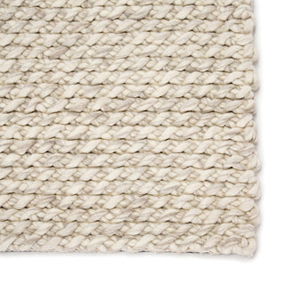 Jaipur Living Scandinavia Dula Alta SCD05 Gray/White Area Rug Detail Image