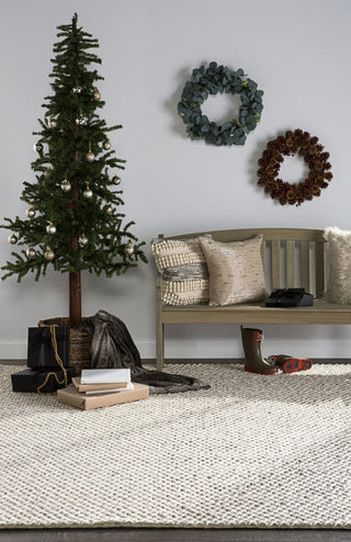 Jaipur Living Scandinavia Dula Alta SCD05 Gray/White Area Rug Lifestyle Image