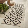 Jaipur Living Scandinavia Nordic Croix SCN01 Black/White Area Rug Corner Image