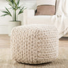 Jaipur Living Scandinavia Pouf SCP14 Corner Image