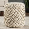 Jaipur Living Scandinavia Pouf SCP18 Corner Image