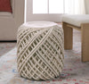 Jaipur Living Scandinavia Pouf SCP18 Backing Image