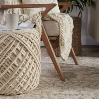 Jaipur Living Scandinavia Pouf SCP18 Lifestyle Image Feature