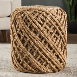 Jaipur Living Scandinavia Pouf SCP19 Corner Image
