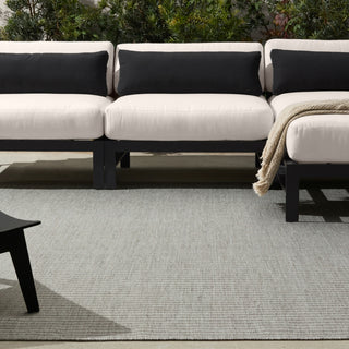 Jaipur Living Sacdecer Avore SDR01 Gray/White Area Rug Lifestyle Image