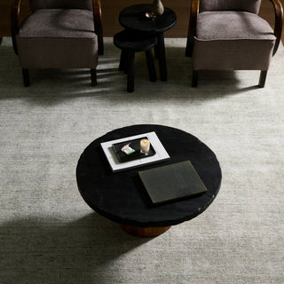 Jaipur Living Soft Horizon Dilwyn SFH02 Gray Area Rug Room Scene Feature