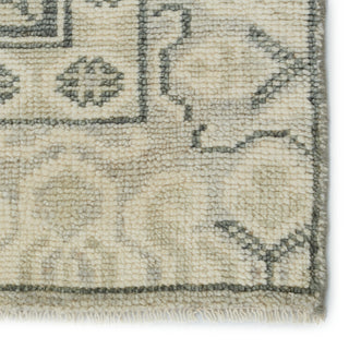 Jaipur Living Salinas Stage SLN08 Ivory/Green Area Rug Detail Image