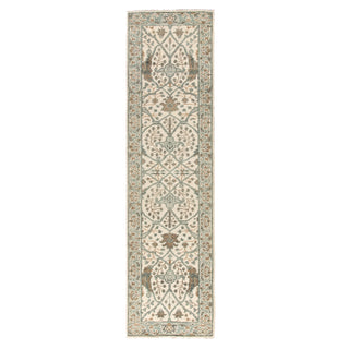 Jaipur Living Salinas Slayton SLN11 Light Teal/Ivory Area Rug Runner Image