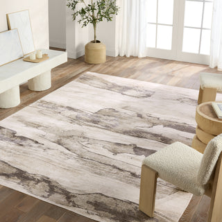 Jaipur Living Sanata Contour SNA01 Gray Machine Washable Area Rug Lifestyle Image Feature