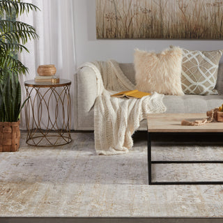 Jaipur Living Sinclaire Tajsa SNL02 Gray/Gold Area Rug by Vibe Main Image