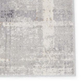 Jaipur Living Solace Lavato SOC01 Light Gray/Cream Area Rug by Vibe Detail Image