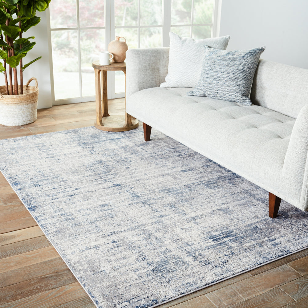 Jaipur Living Solace Werner SOC03 Gray/Blue Area Rug by Vibe Lifestyle Image Feature