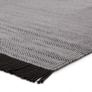 Jaipur Living Sonder Savvy SOD02 Gray/Black Area Rug Corner Image