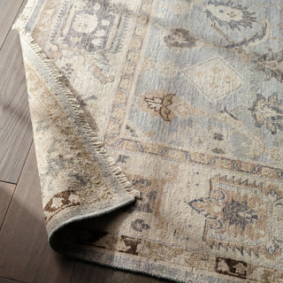 Jaipur Living Someplace In Time Resonant SPT05 Light Blue/Beige Area Rug Lifestyle Image Feature