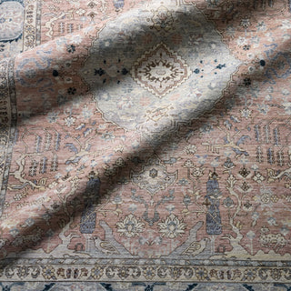 Jaipur Living Someplace In Time Pendulum SPT09 Tan/Blue Area Rug Lifestyle Image Feature