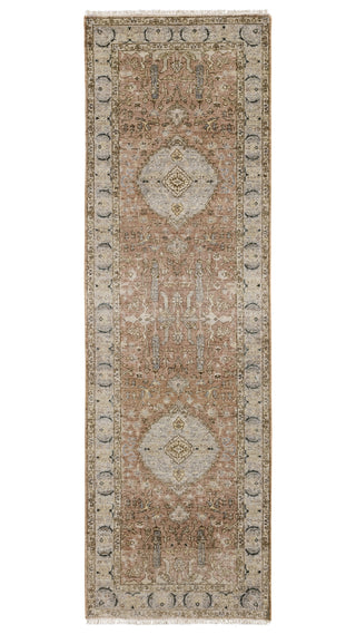 Jaipur Living Someplace In Time Pendulum SPT09 Tan/Blue Area Rug Runner Image