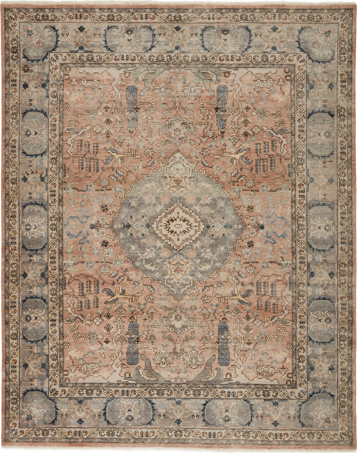 Jaipur Living Someplace In Time Pendulum SPT09 Tan/Blue Area Rug
