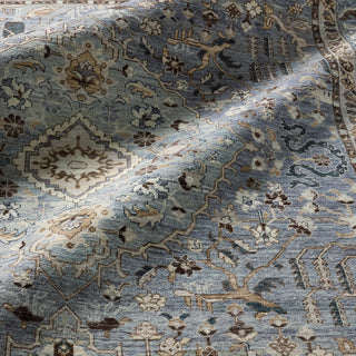 Jaipur Living Someplace In Time Pendulum SPT10 Blue/Brown Area Rug Lifestyle Image Feature