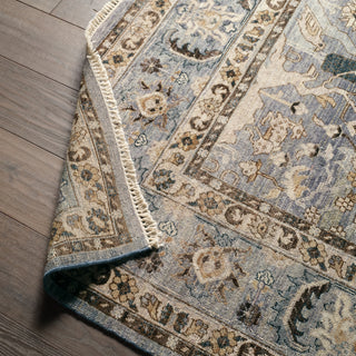 Jaipur Living Someplace In Time Pendulum SPT10 Blue/Brown Area Rug Lifestyle Image