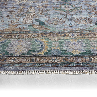 Jaipur Living Someplace In Time Pendulum SPT13 Blue/Gold Area Rug Backing Image