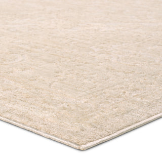 Jaipur Living Serenita Beyza SRE01 White/Tan Area Rug Corner Image