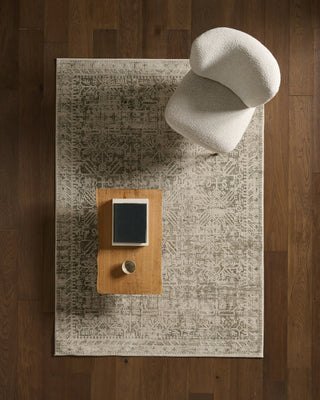 Jaipur Living Serenita Lumina SRE07 Ivory / White Area Rug Lifestyle Image