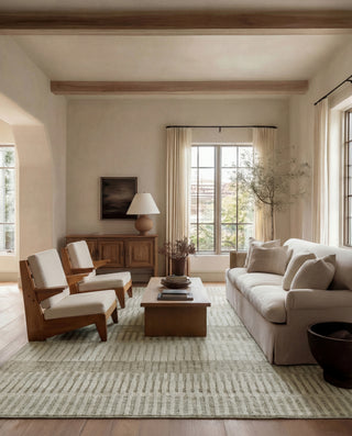 Jaipur Living Serenita Borgia SRE09 Ivory / White Area Rug Lifestyle Image