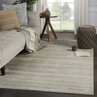 Jaipur Living Second Sunset Gradient SST04 Gray/Light Taupe Area Rug Lifestyle Image