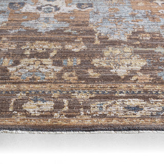 Jaipur Living Stone Meadow Erabia STN02 Brown/Blue Area Rug by Label J Backing Image