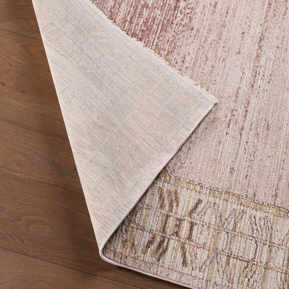 Jaipur Living Stone Meadow Lyrian STN06 Pink/Yellow / Gold Area Rug by Label J Lifestyle Image Feature