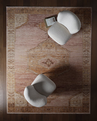 Jaipur Living Stone Meadow Lyrian STN06 Pink/Yellow / Gold Area Rug by Label J Lifestyle Image