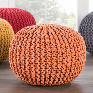 Jaipur Living Spectrum Pouf STP05 Corner Image