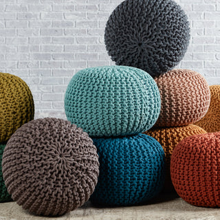 Jaipur Living Spectrum Pouf STP06 Backing Image