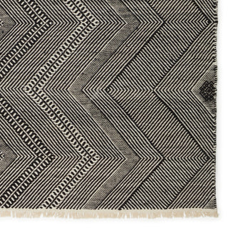 Jaipur Living Satori Galexia STR02 Black/Cream Area Rug Detail Image