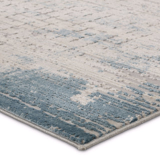 Jaipur Living Sundar Chamisa SUD08 Cream/Blue Area Rug Corner Image
