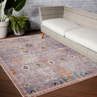Jaipur Living Swoon Elva SWO07 Purple/Gold Area Rug by Vibe Collection Image