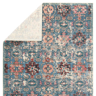 Jaipur Living Swoon Farella SWO10 Blue/Pink Area Rug by Vibe Backing Image