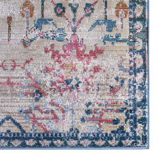 Jaipur Living Swoon Elva SWO11 Tan/Blue Area Rug by Vibe Detail Image