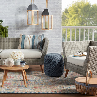 Jaipur Living Swoon Elva SWO11 Tan/Blue Area Rug by Vibe Main Image