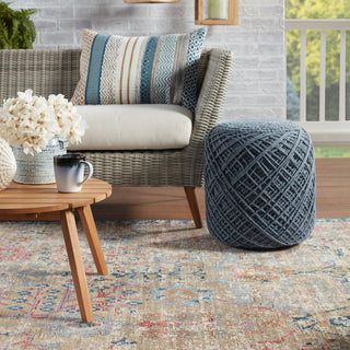 Jaipur Living Swoon Elva SWO11 Tan/Blue Area Rug by Vibe Main Image