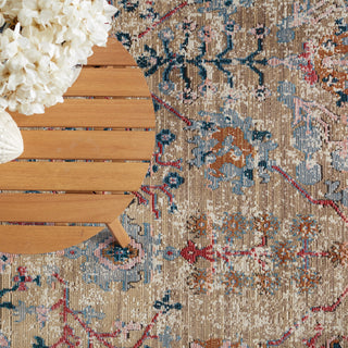 Jaipur Living Swoon Elva SWO11 Tan/Blue Area Rug by Vibe Main Image